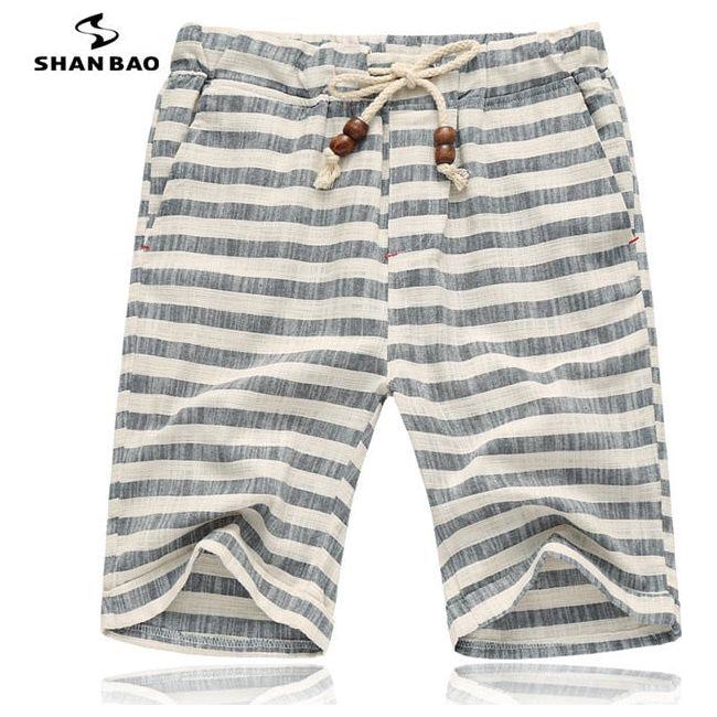 SHAN BAO Brand Men's Summer Cotton Shorts Plaid or Stripes Print High Quality - Frimunt Clothing Co.
