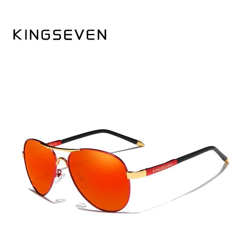 KINGSEVEN Brand Men's Driving Polarized Sunglasses Aluminum Frame With Accessories - Frimunt Clothing Co.