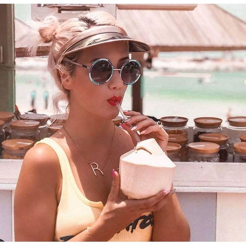 Large Initial Necklace 100% Stainless Steel Jewelry Big Letter A-Z Gold - Frimunt Clothing Co.