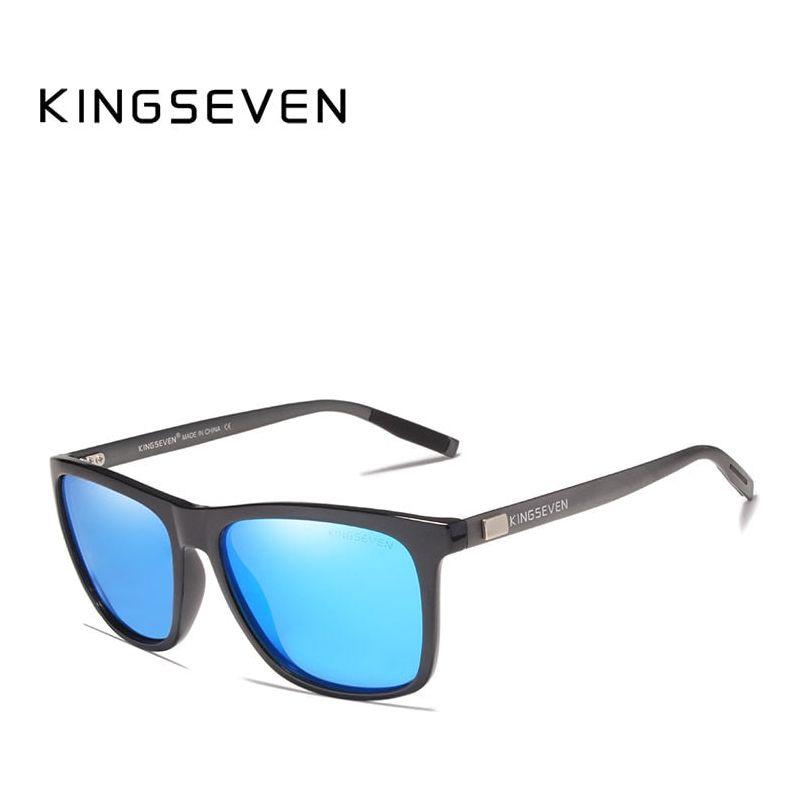 KINGSEVEN Brand Aluminum Frame Sunglasses Men Polarized Mirror Sunglasses (Unisex). - Frimunt Clothing Co.