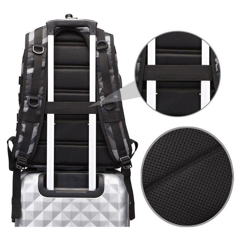 Men's Backpack Laptop Bag Military Tactical Backpack Student Schoolbag Camouflage Travel - Frimunt Clothing Co.