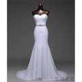 Nyla Crystal Belt Sweetheart Neckline Mermaid Wedding Dress - Frimunt Clothing Co.