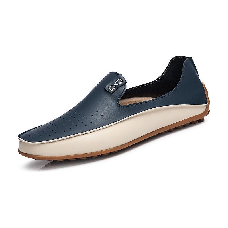 Fashion Leather Shoes For Men New Slip On Loafers Plus Sizes up to 47 - Frimunt Clothing Co.