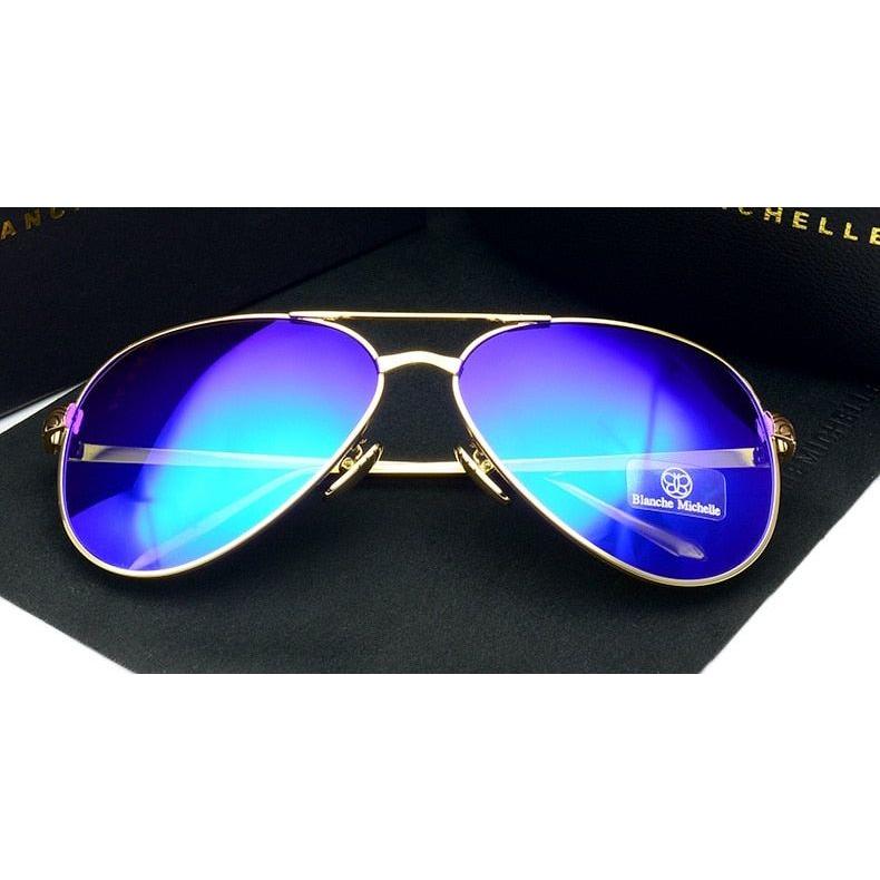 High Quality Classic Aviator Women's Polarized UV400 Sunglass Mirror With Box - Frimunt Clothing Co.