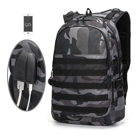 Men's Backpack Laptop Bag Military Tactical Backpack Student Schoolbag Camouflage Travel