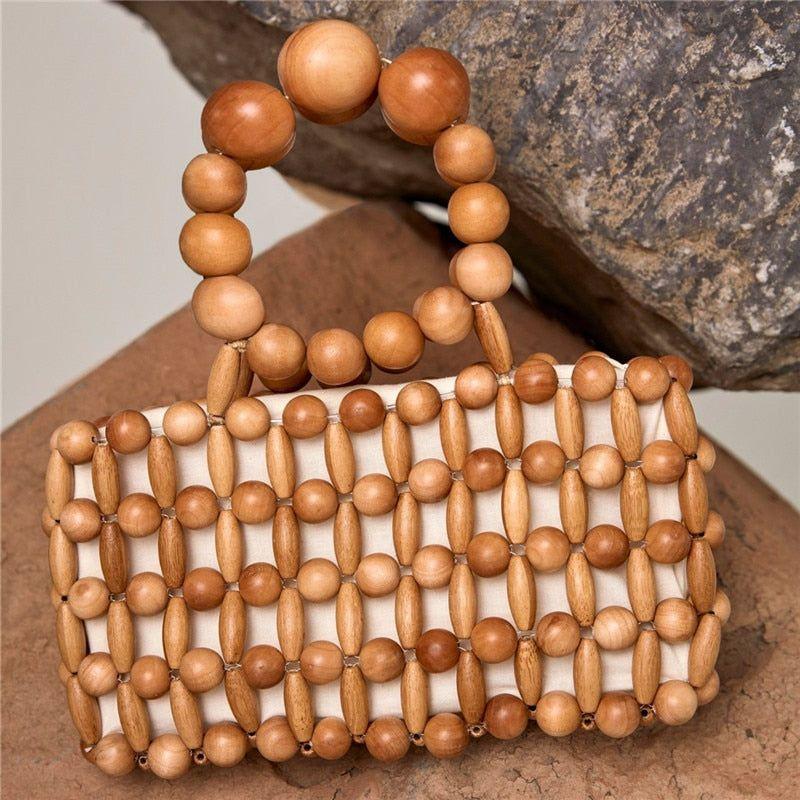 Summer Handmade Luxury Bamboo Women Fashion Mini Bags Bohemian Woven Beach Bag Bali Style Clutch - Frimunt Clothing Co.