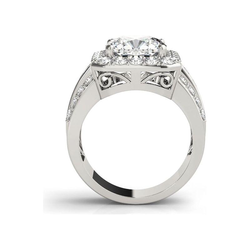 Luxury Women's Ring Round Cut 3 Carat 925 Sterling Silver Fashion Jewelry - Frimunt Clothing Co.