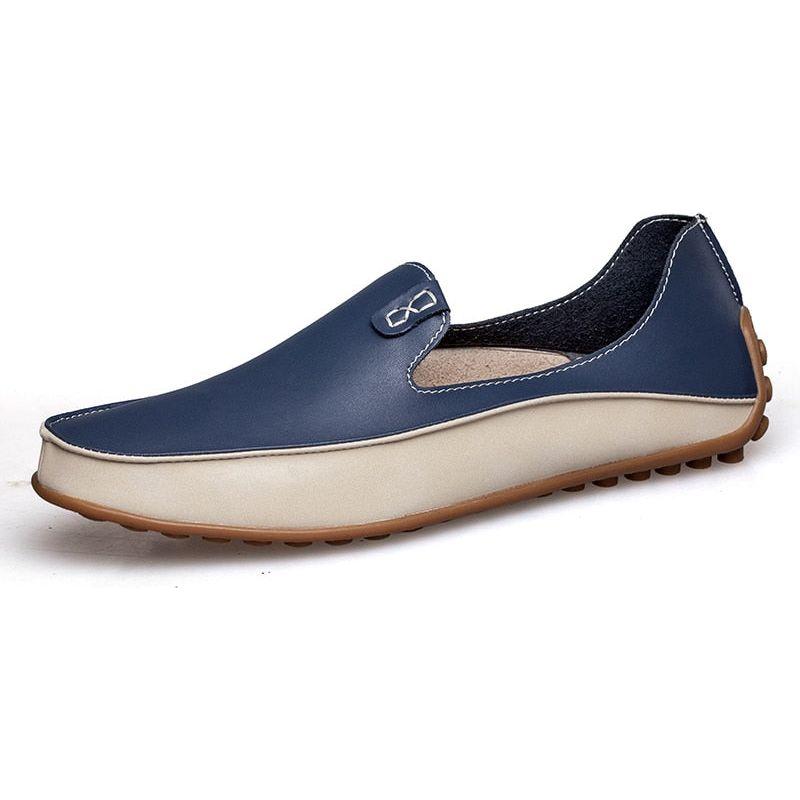Fashion Leather Shoes For Men New Slip On Loafers Plus Sizes up to 47 - Frimunt Clothing Co.