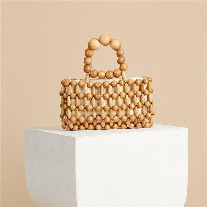 Summer Handmade Luxury Bamboo Women Fashion Mini Bags Bohemian Woven Beach Bag Bali Style Clutch - Frimunt Clothing Co.