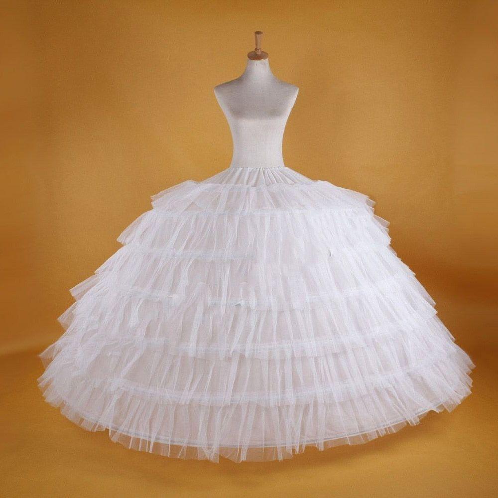 Super Big 7-Hoop Bridal Gown/ Prom Dress Petticoat Underskirt - Frimunt Clothing Co.