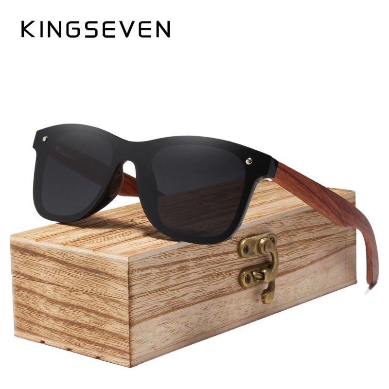 Brand Designer Polarized Lens New Zebra Wood Sunglasses UV400 Protection Unisex With Wood Case & Accessories - Frimunt Clothing Co.