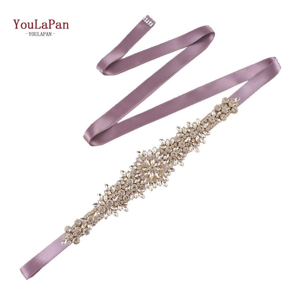 Elegant Golden Crystal Bridal Gown Belt Luxury Wedding Accessories - Frimunt Clothing Co.