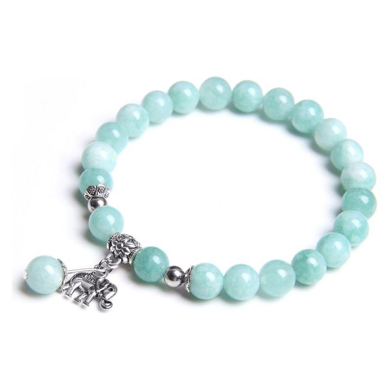 Women's Lucky Natural Stone Beads Bracelets With Charm Boho Jewelry - Frimunt Clothing Co.