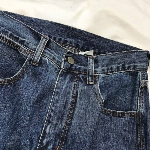 Women's Straight Wide Leg Baggy Jeans Vintage Spring Chic - Frimunt Clothing Co.