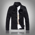 Men's Summer Classic Denim Jacket Casual Slim Fit Jeans Jacket 100% Cotton Denim - Frimunt Clothing Co.