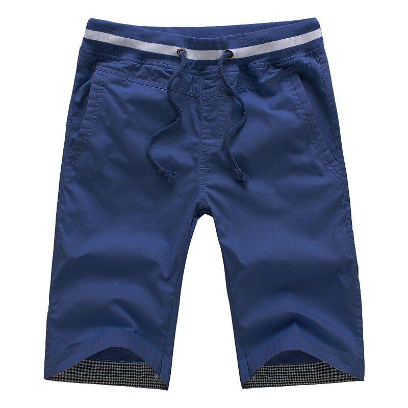 Men's Summer Casual Straight Cut High Quality Cotton Beach Short Pants Candy Colors Plus Sizes 5XL - Frimunt Clothing Co.
