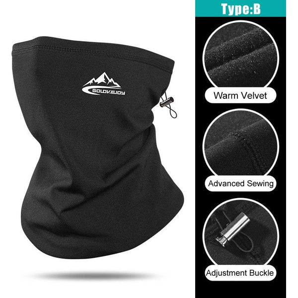 Men's Outdoor Winter Mask High Stretch Warmth Fabric Breathable Mesh Windproof Soft Comfortable Non-ball Fabric Riding Mask - Frimunt Clothing Co.