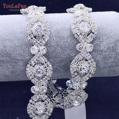 Crystal Bridal Belt Plus Size for Wedding Gown Luxury Bridal Accessories - Frimunt Clothing Co.