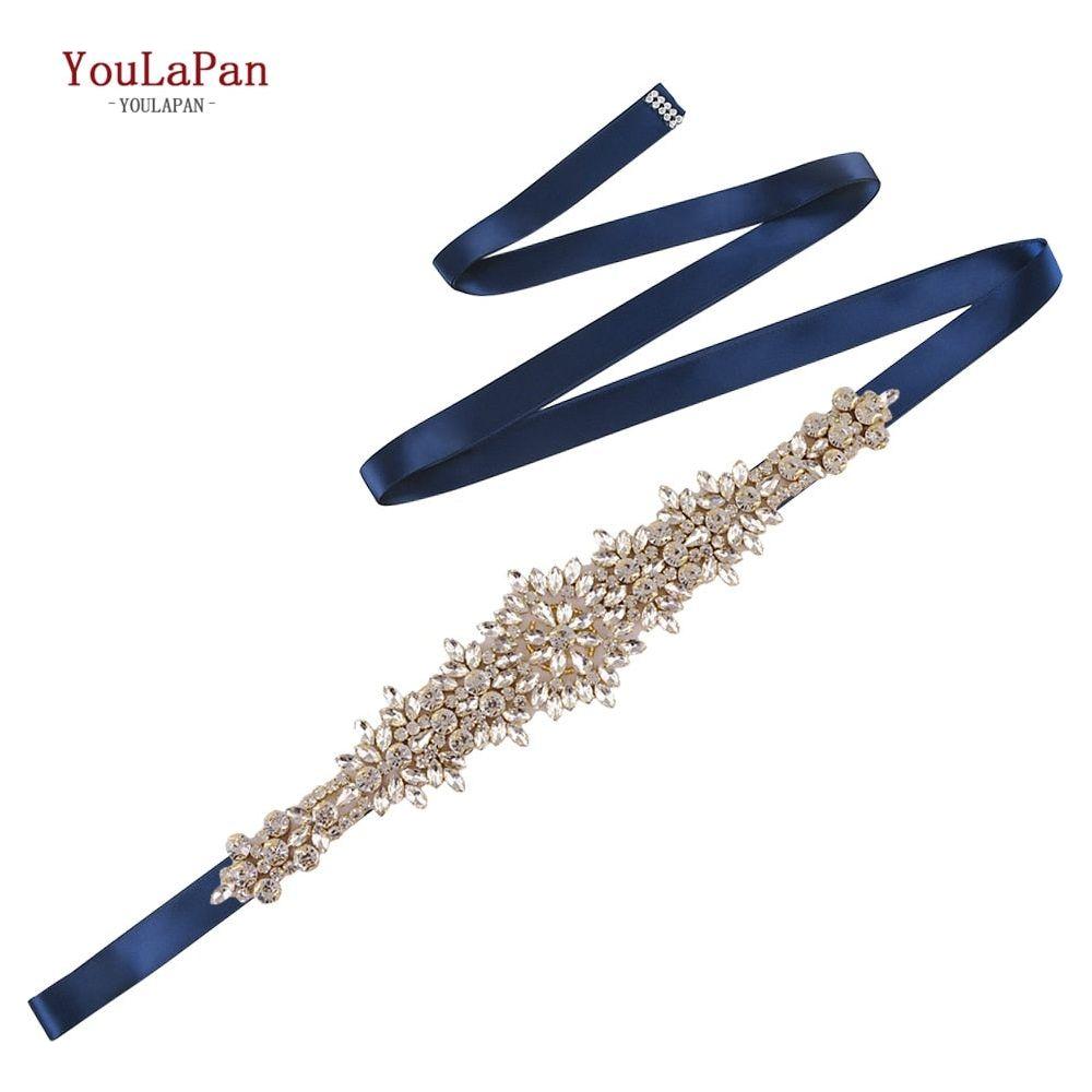 Elegant Golden Crystal Bridal Gown Belt Luxury Wedding Accessories - Frimunt Clothing Co.