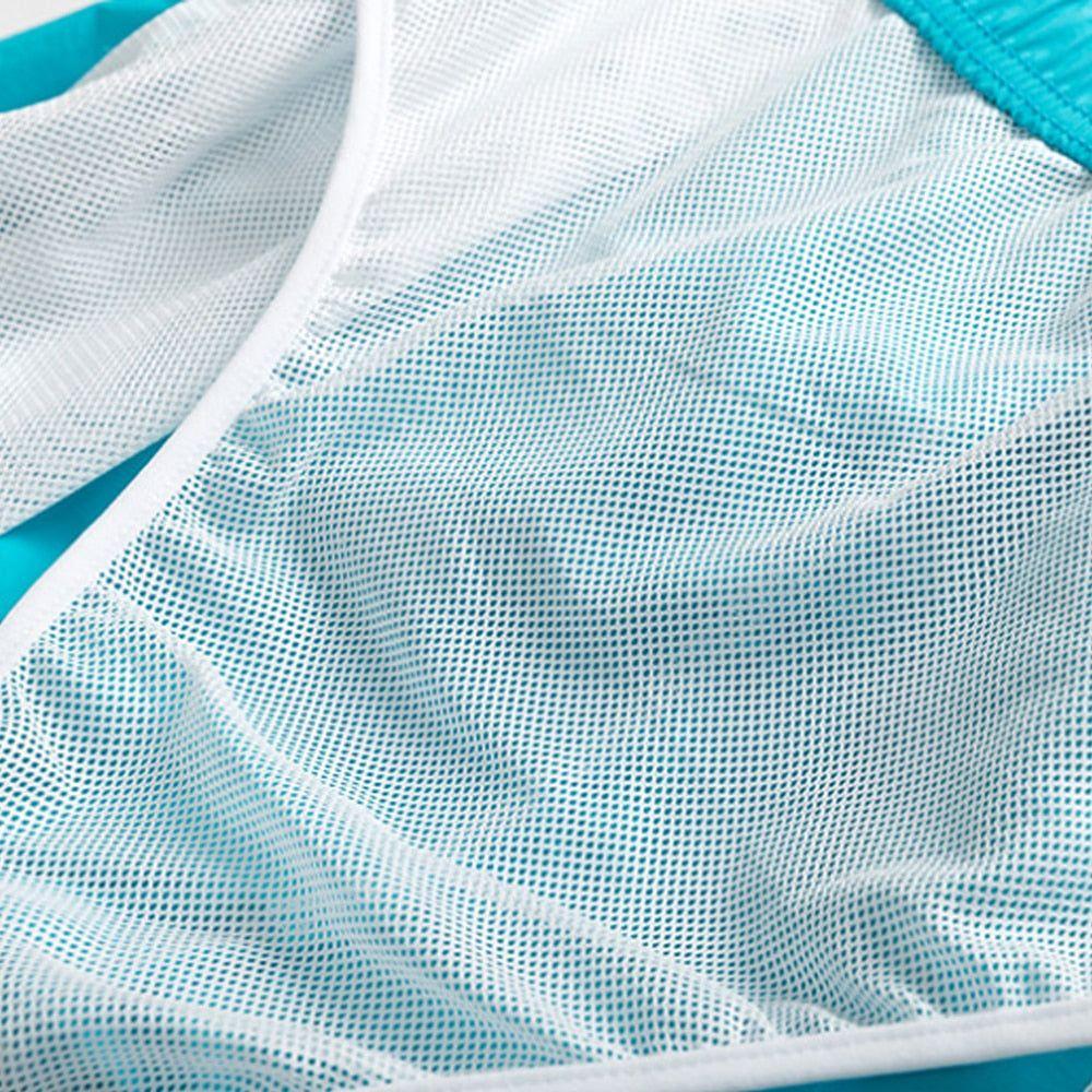 Men's Quick Dry Swim Shorts Drawstring Elastic Waist Side Pockets Beach Volleyball - Frimunt Clothing Co.