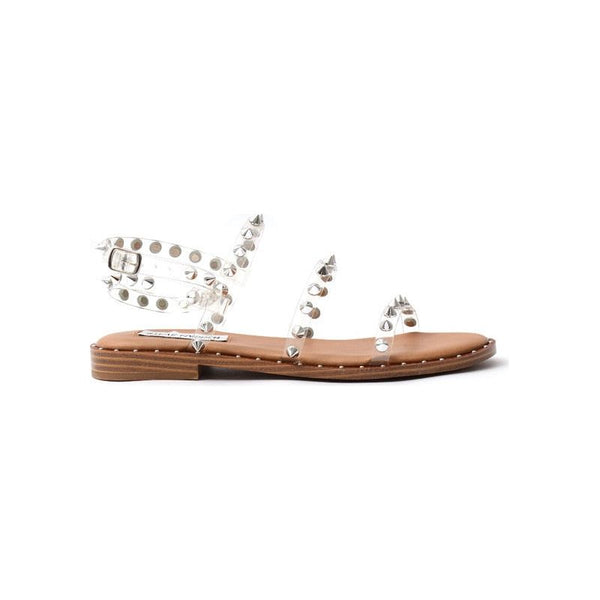 Women's Summer Metal Studded Flat Strappy Sandals - Frimunt Clothing Co.
