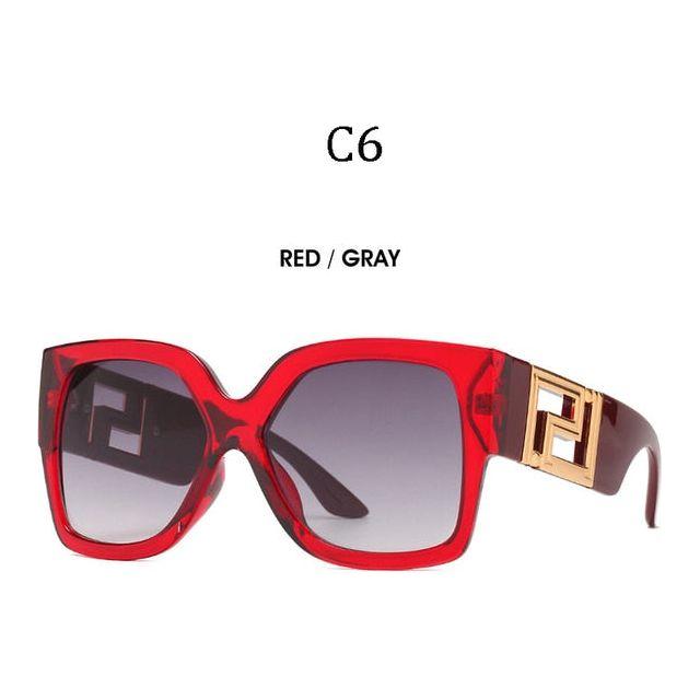 NEW Fashion Classic Style Gradient Unisex Brand Design Square Sunglasses - Frimunt Clothing Co.