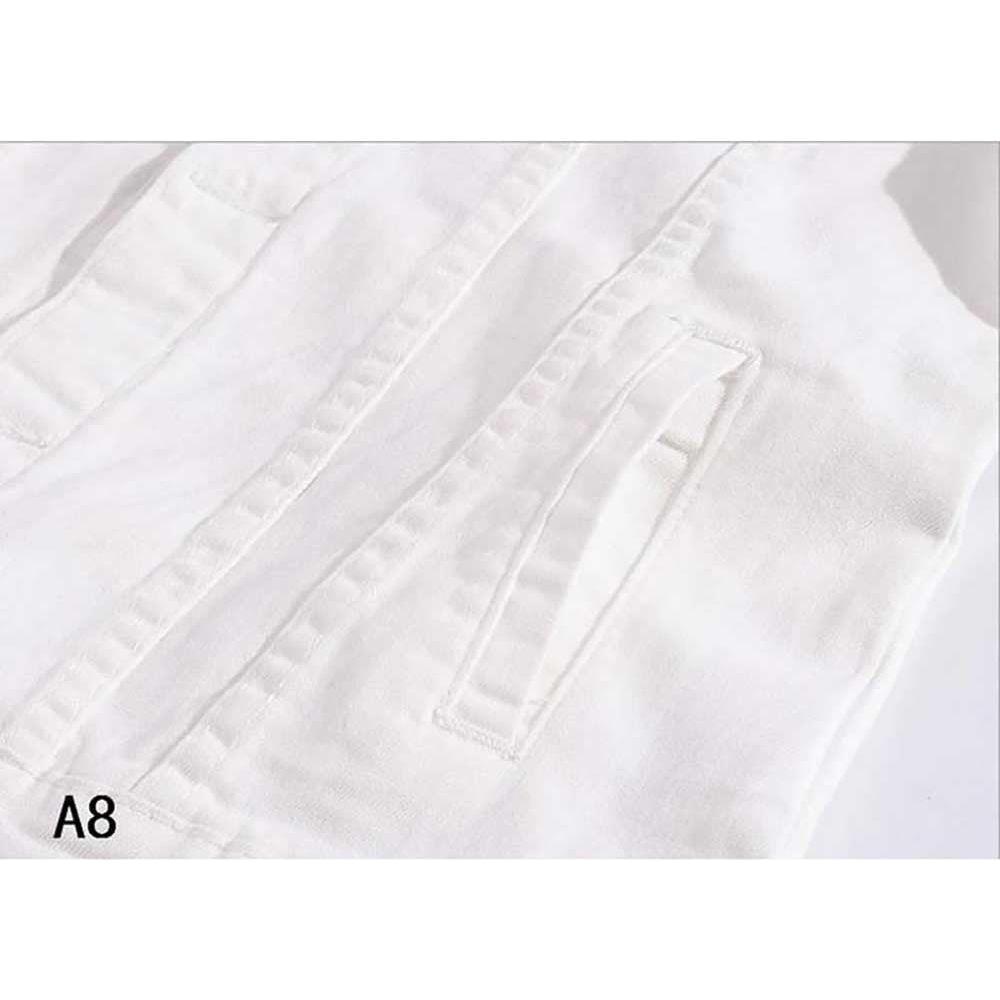 Men's Summer Classic Denim Jacket Casual Slim Fit Jeans Jacket 100% Cotton Denim - Frimunt Clothing Co.