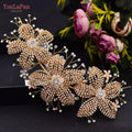 YouLaPan HP377 Ladies Wedding Crown Bridal Crowns for Brides Hair Accessories Metal Crystal Bridal Hair Band Wedding Tiara - Frimunt Clothing Co.