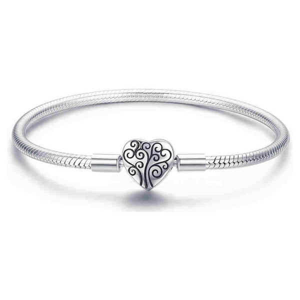 Genuine 925 Sterling Silver Tree of Life Charm Women Bracelet - Frimunt Clothing Co.