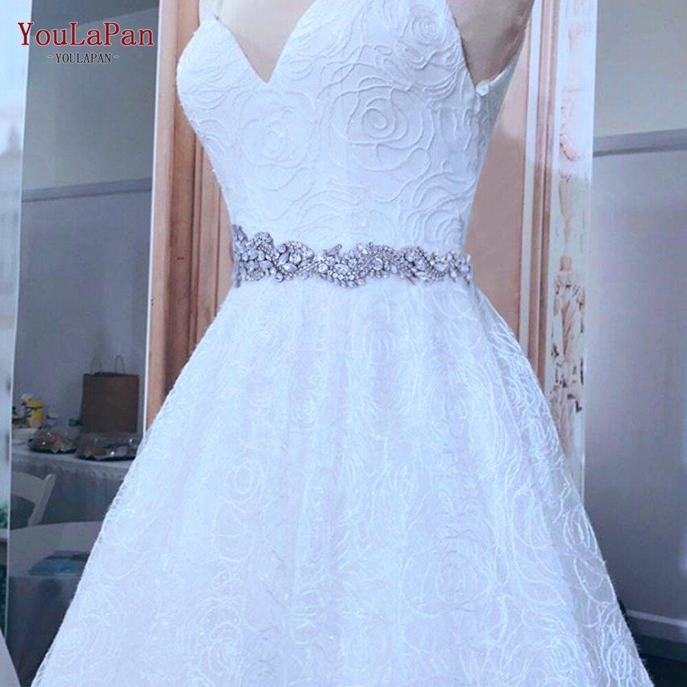 Women's Bridal Belt with Rhinestones Wedding Accessories - Frimunt Clothing Co.