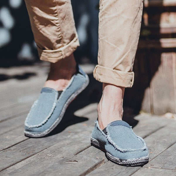 Summer Men's Canvas Shoes Espadrilles Comfortable Ultralight Big Size Up to 47 - Frimunt Clothing Co.
