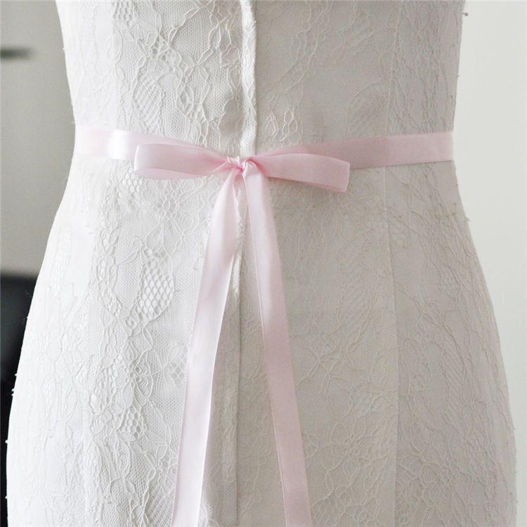 Wedding Dress Belt Rhinestone Sash Belt Crystal Beaded - Frimunt Clothing Co.