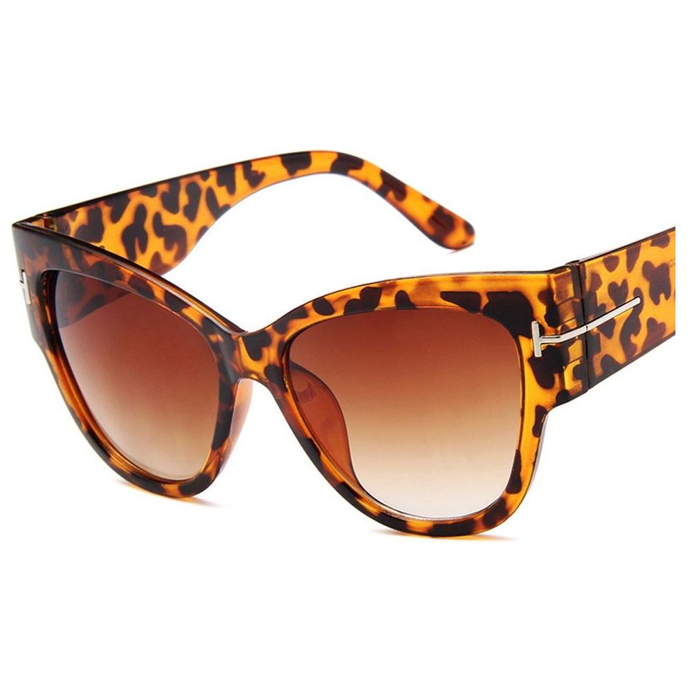 Women's Luxury Designer Fashion Black Cat Eye Sunglasses Gradient UV400 - Frimunt Clothing Co.