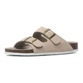 Summer Men's Cork Sandals Genuine Suede Leather Mule Clogs With Two Buckle Beach Slides Birkenstock Style For Men Sizes up to 45 - Frimunt Clothing Co.