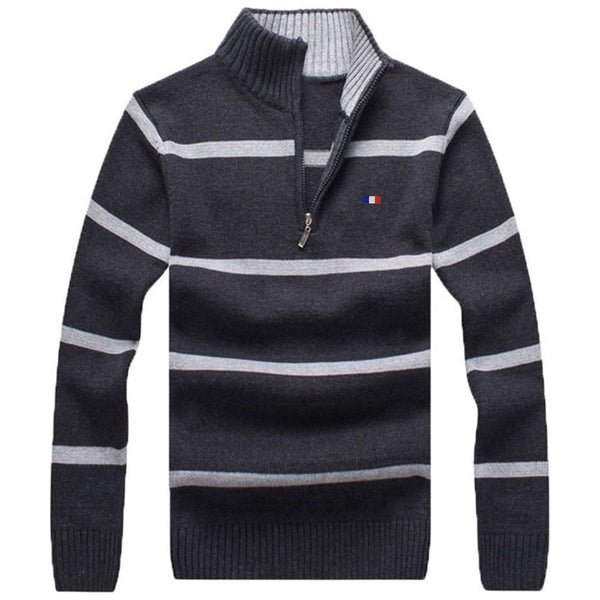 100% Cotton Men Sweater Autumn Winter Size M-3XL Classic Casual Best High Quality France Sweaters - Frimunt Clothing Co.