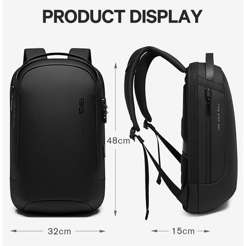 BANGE Multifunction 15.6 inch Laptop Waterproof Travel Backpack Anti-thief - Frimunt Clothing Co.