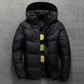 Winter Down Jacket With Hood Warm Men's Coat Stand Collar Puffer Thick Duck Parka - Frimunt Clothing Co.