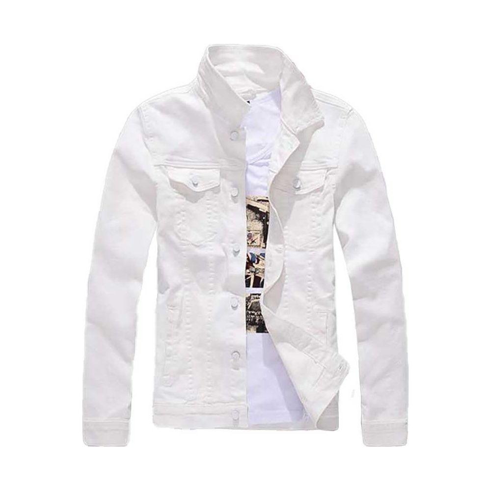 Men's Summer Classic Denim Jacket Casual Slim Fit Jeans Jacket 100% Cotton Denim - Frimunt Clothing Co.