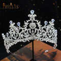 Baroque Crystal Bridal Crowns and Tiaras Hair Jewelry - Frimunt Clothing Co.