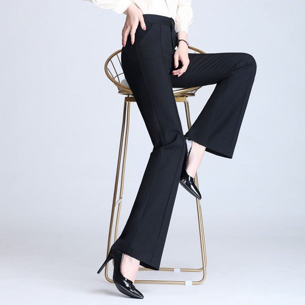 Women's Flared Pants 2021 New Spring Summer High Waist Pants Plus Sizes - Frimunt Clothing Co.
