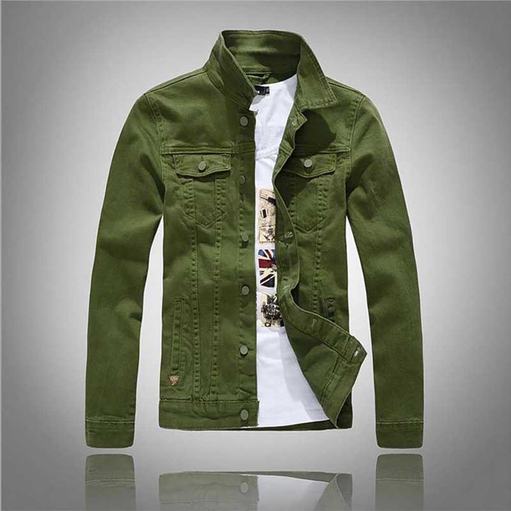 Men's Summer Classic Denim Jacket Casual Slim Fit Jeans Jacket 100% Cotton Denim - Frimunt Clothing Co.
