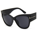 Women's Luxury Designer Fashion Black Cat Eye Sunglasses Gradient UV400 - Frimunt Clothing Co.