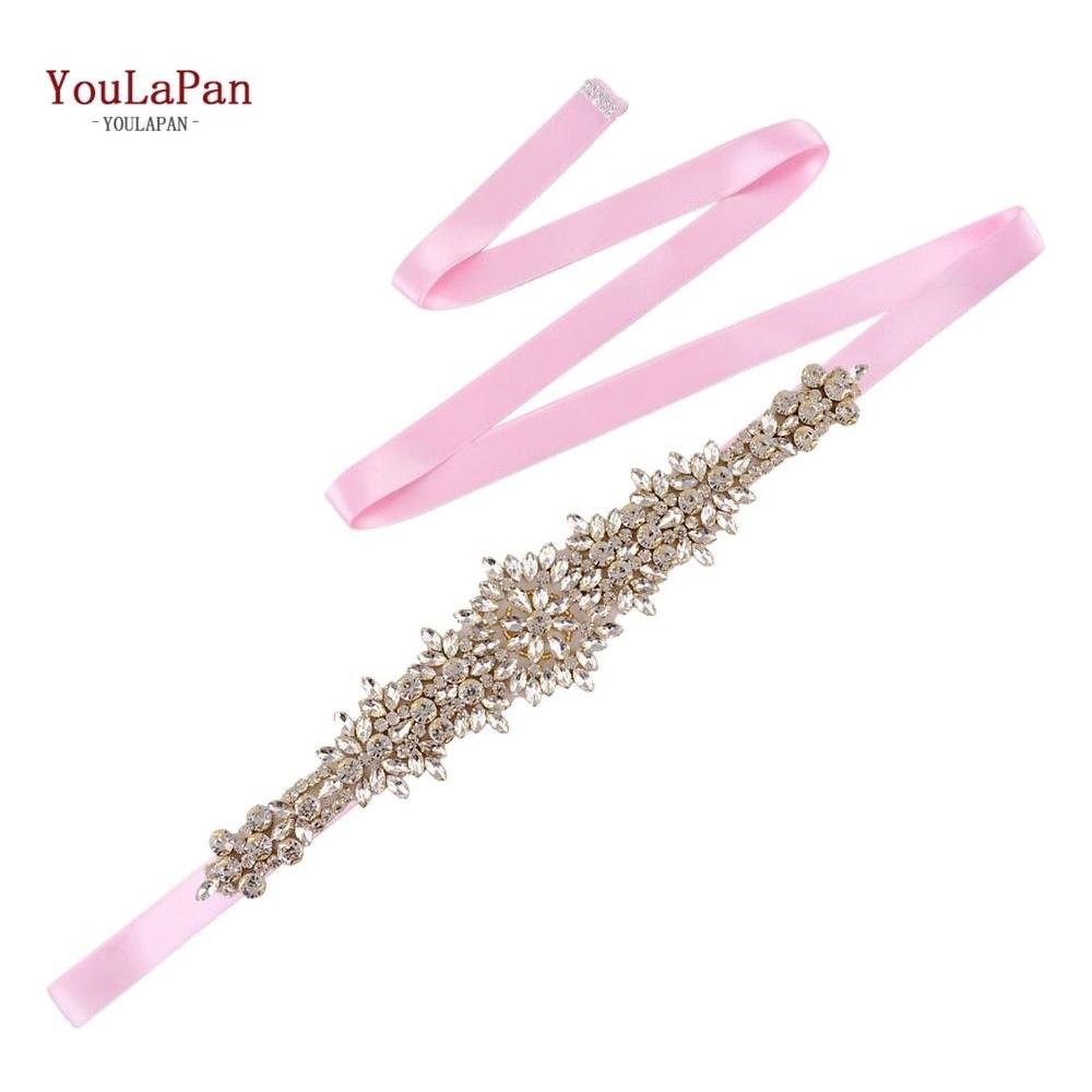 Elegant Golden Crystal Bridal Gown Belt Luxury Wedding Accessories - Frimunt Clothing Co.