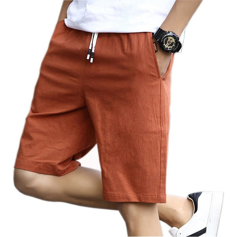 Newest Summer Casual Linen Shorts Men Fashion Style Light Breathable For Summer, Beach NbaW23 - Frimunt Clothing Co.