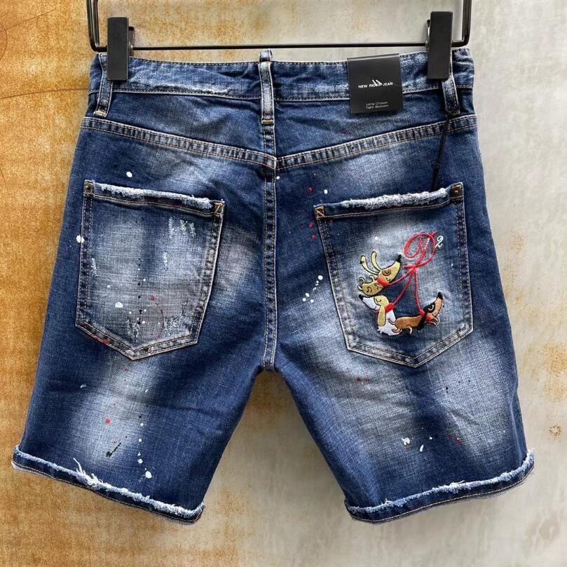 Top Clothing Dsquared2 Summer Men Jeans Slim Fit Shorts High Quality Denim Ripped - Frimunt Clothing Co.