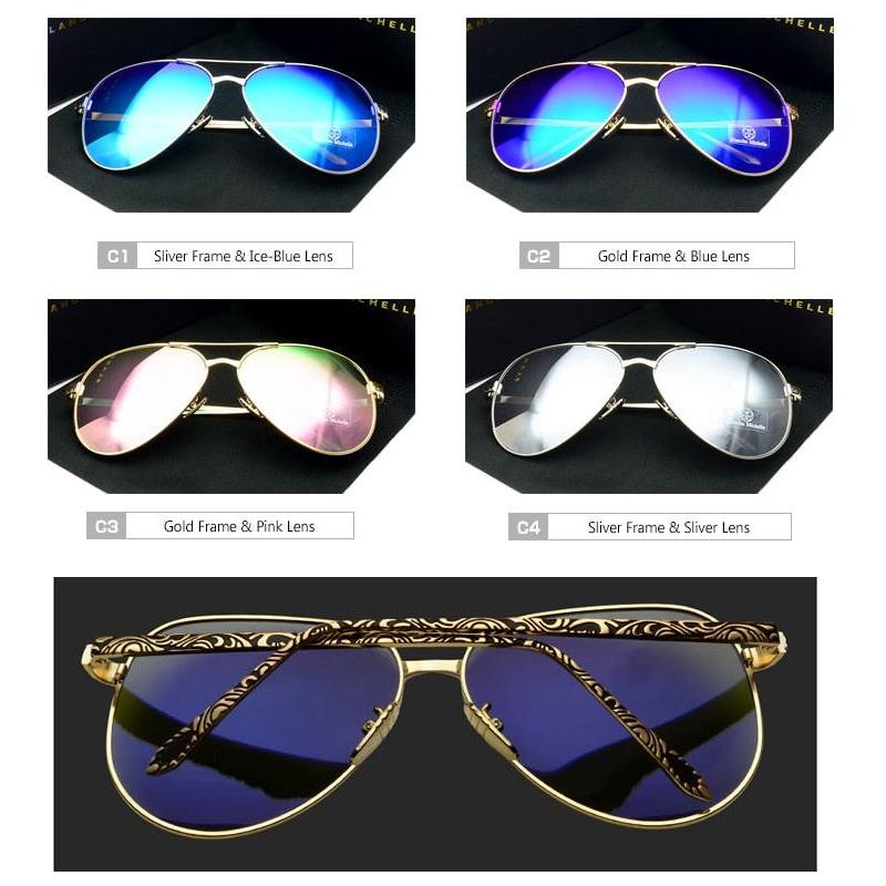 High Quality Classic Aviator Women's Polarized UV400 Sunglass Mirror With Box - Frimunt Clothing Co.