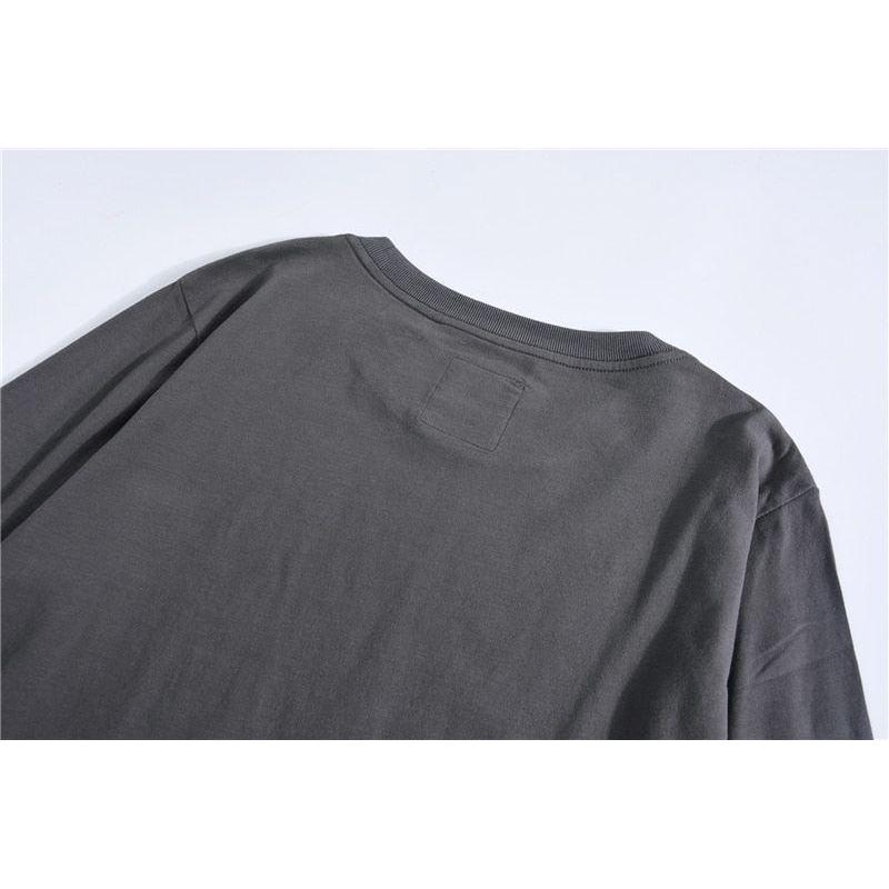 100% Cotton Long Sleeve T shirt For Men Solid Casual Men's T-shirts High Quality - Frimunt Clothing Co.