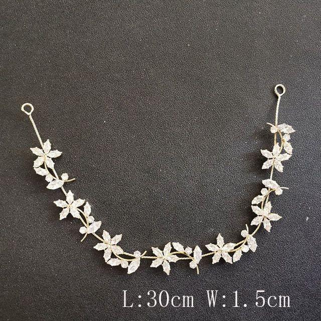 Luxury Flexible Full Cubic Zircon Bridal Tiara Headband Bride Bridesmaids Crown - Frimunt Clothing Co.