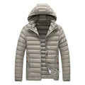 Men's Autumn Winter Warm Casual Windproof Hooded Slim Jacket - Frimunt Clothing Co.