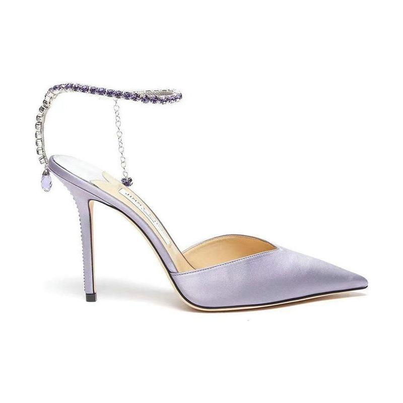 New Exquisite Rhinestone Women's Sexy Pointed High-Heeled Stiletto Shallow Mouth Bridal Shoes - Frimunt Clothing Co.